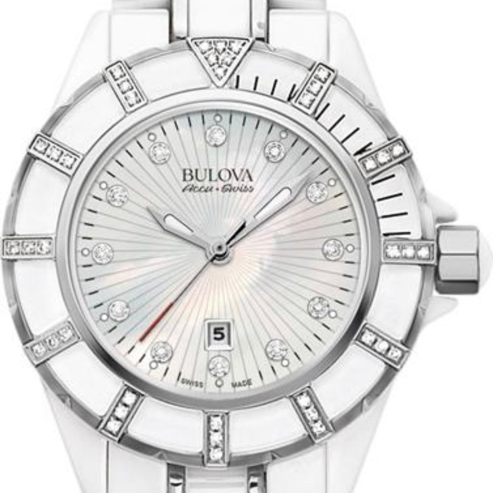 Bulova Accutron Mirador White Watch